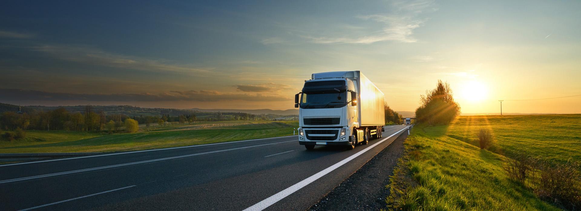Samochód ciężarowy w transporcie